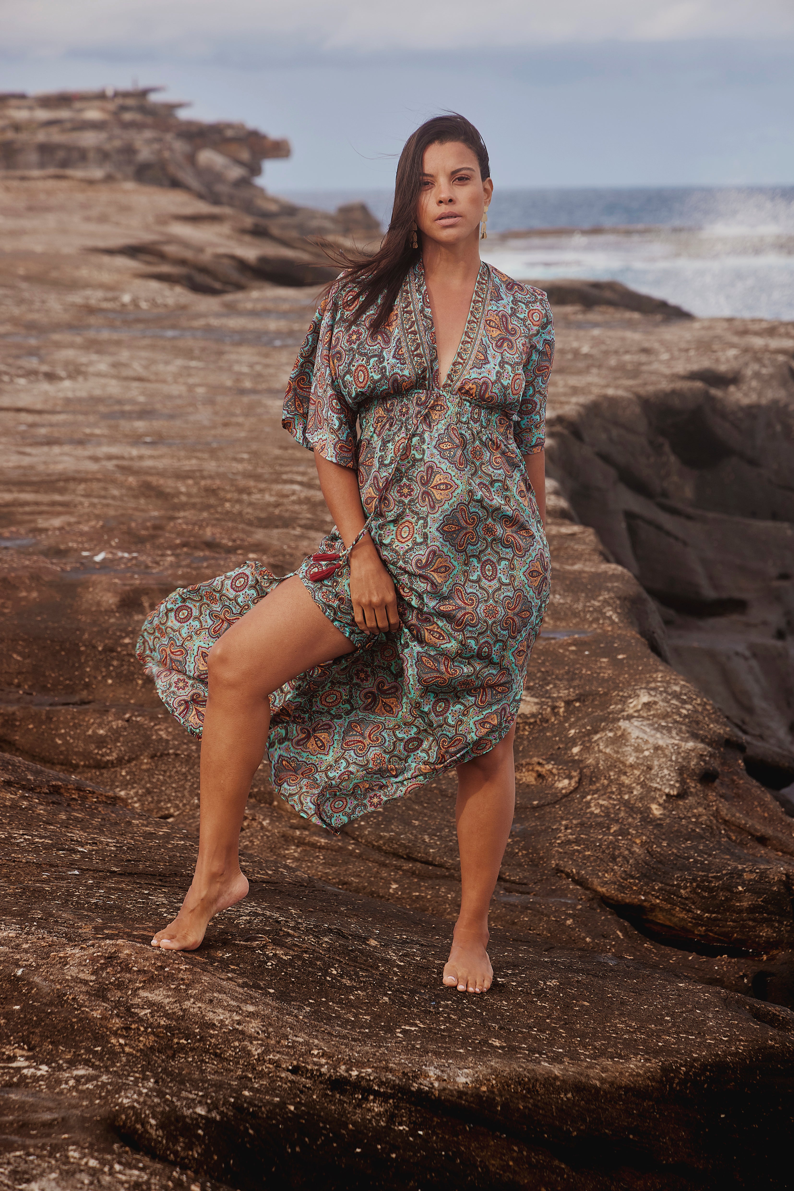 bohemian beachy dress