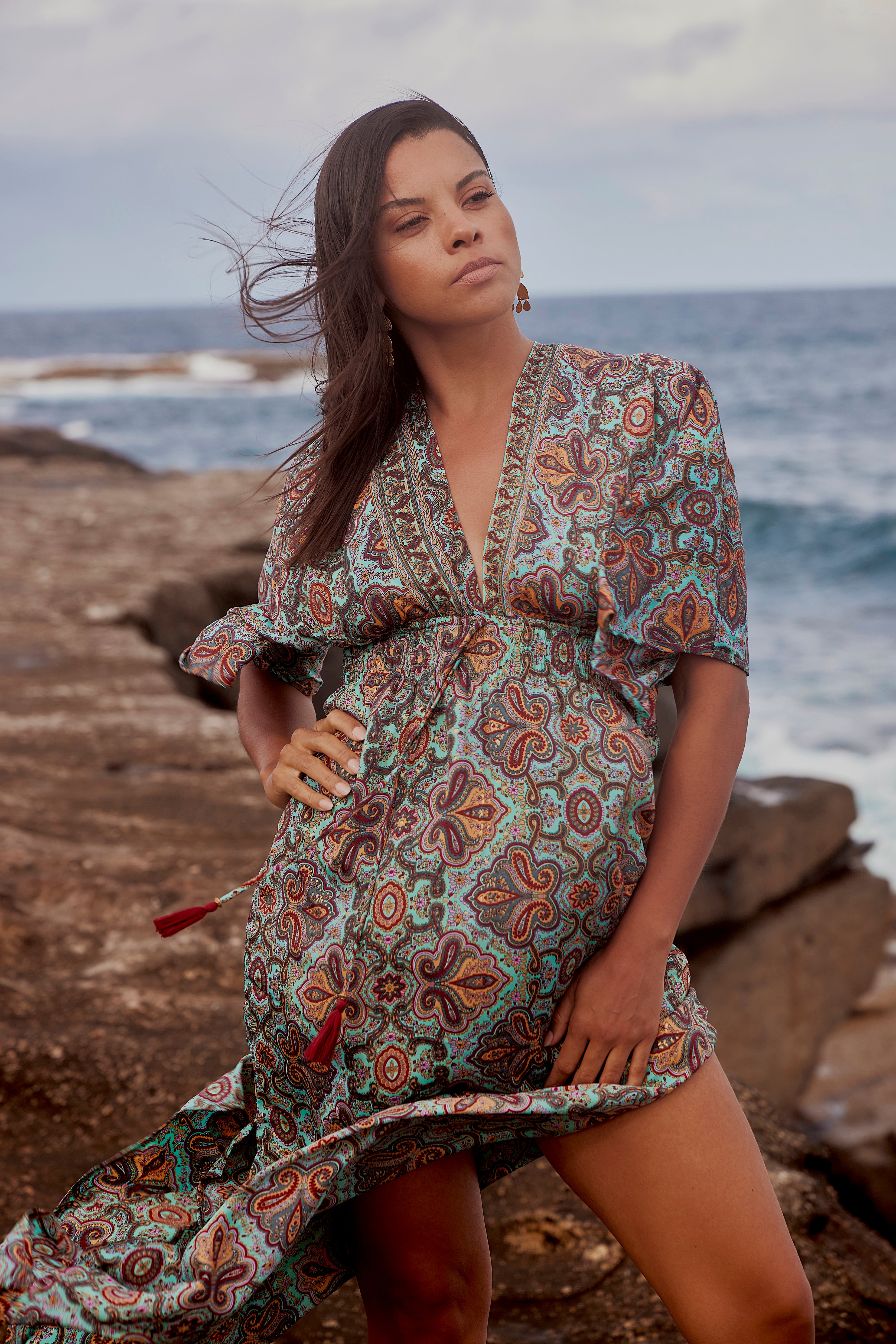 bohemian beachy dress